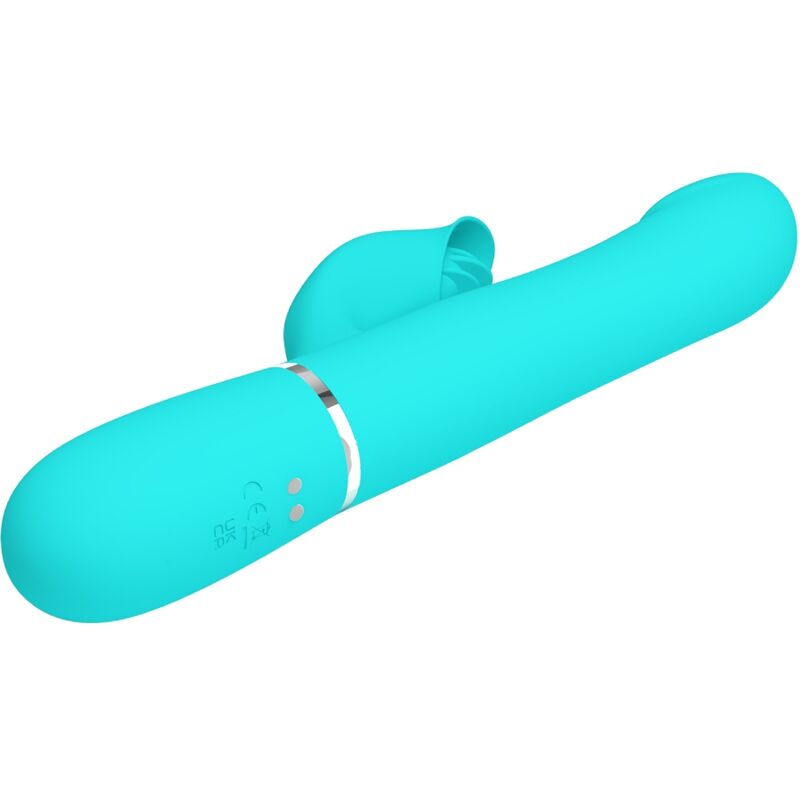 PRETTY LOVE - RABBIT VIBRATOR PEARLS AQUA GREEN - Imagem de 5