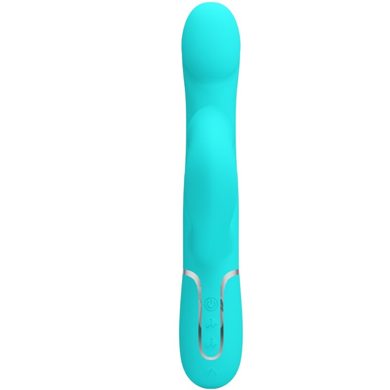 PRETTY LOVE - RABBIT VIBRATOR PEARLS AQUA GREEN - Imagem de 2