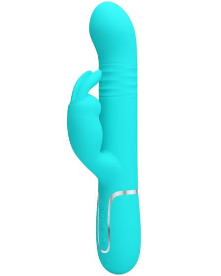 PRETTY LOVE - COALE RABBIT VIBRATOR PEARLS AQUA GREEN