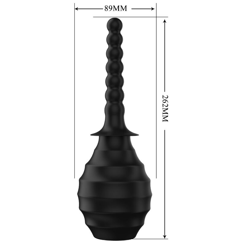 MR PLAY - ANAL DOUCHE BLKM7 SUPER POWER BLACK - Imagem de 5