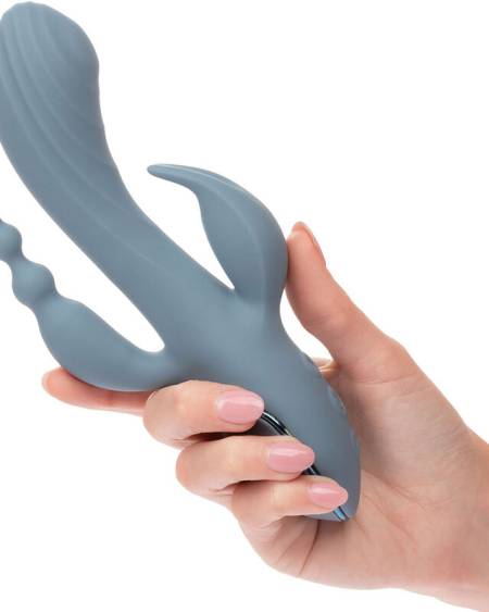 CALEXOTICS - VIBRATOR TRIPLE ECSTASY GREY