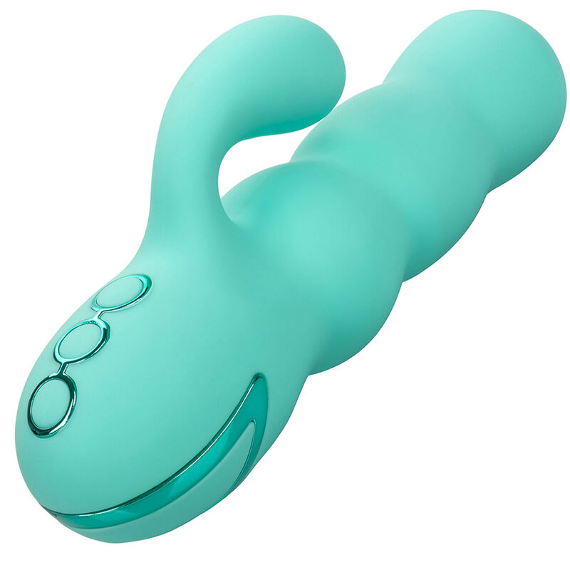 CALEXOTICS - DEL MAR DIVA VIBRATOR RABBIR AQUA GREEN BY CALIFORNIA DREAMING - Imagem de 5