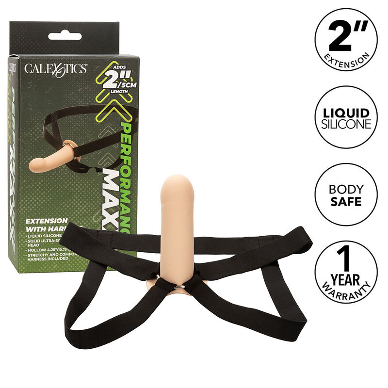CALEXOTICS - PERFORMANCE MAXX EXTENSION WITH HARNESS LIGHT SKIN - Imagem de 2
