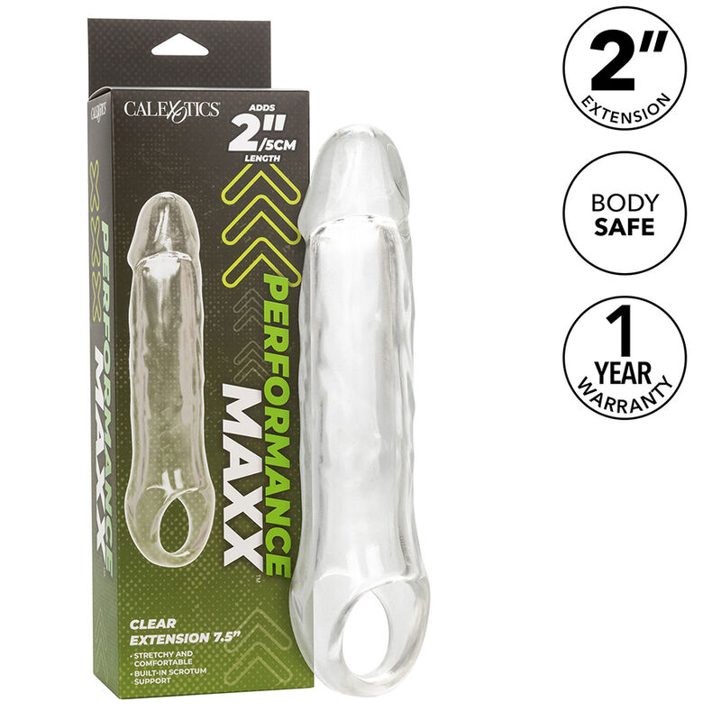 CALEXOTICS - PERFORMANCE MAXX CLEAR EXTENSION 7,5 TRANSPARENT - Imagem de 2