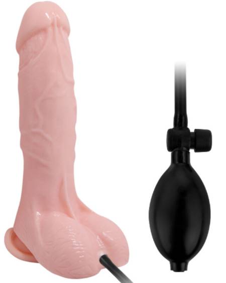 BAILE - INFLATABLE REALISTIC DILDO II WITH SUCTION CUP 15 CM