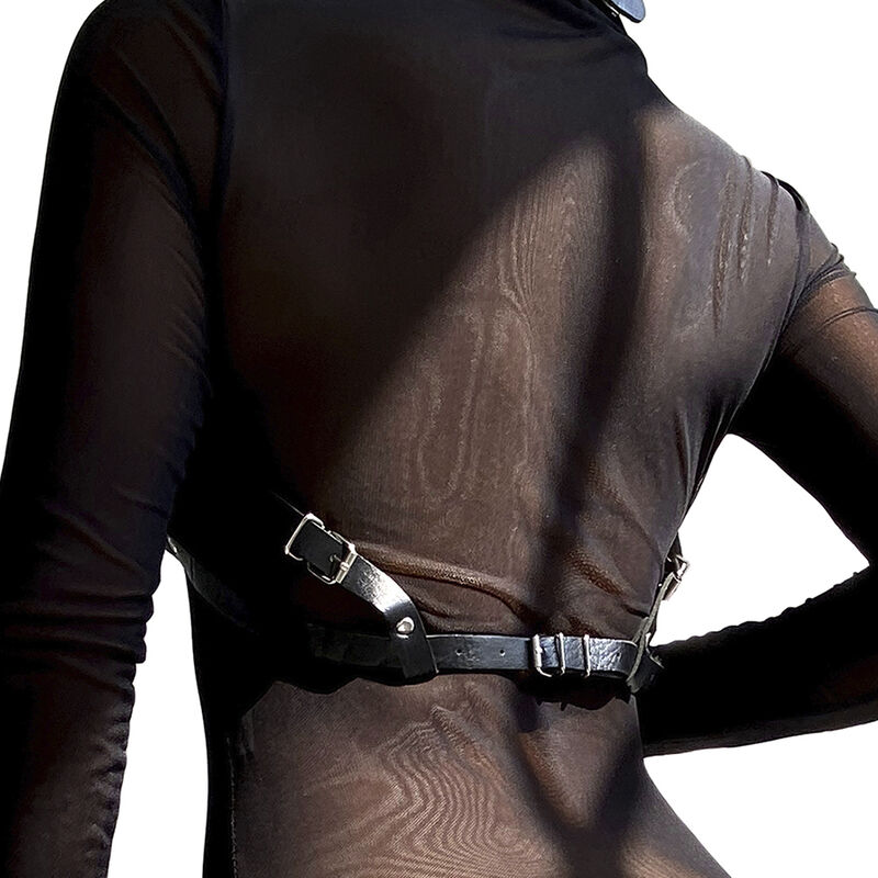 SUBBLIME - LEATHER CHEST HARNESS BLACK ONE SIZE - Imagem de 3