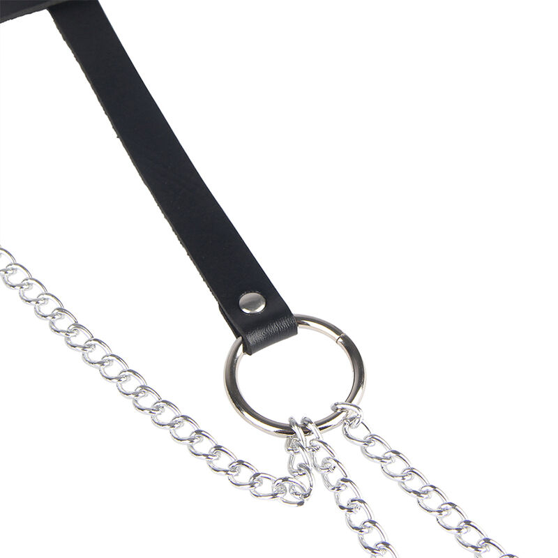 SUBBLIME - LEATHER RING CHAINBELT BLACK ONE SIZE - Imagem de 5