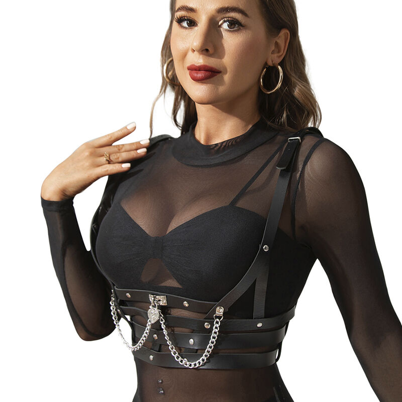 SUBBLIME - CORSET HARNESS WITH CHAINDETAIL ONE SIZE - Imagem de 2