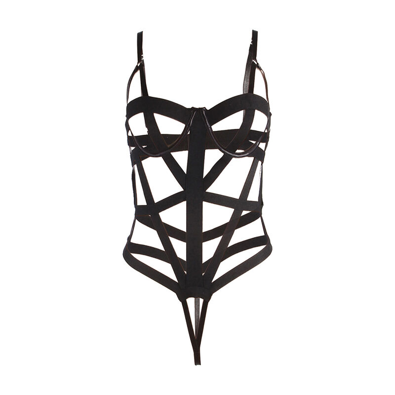 SUBBLIME - BODY SEXY CON RECORTES NEGRO S/M - Imagem de 4