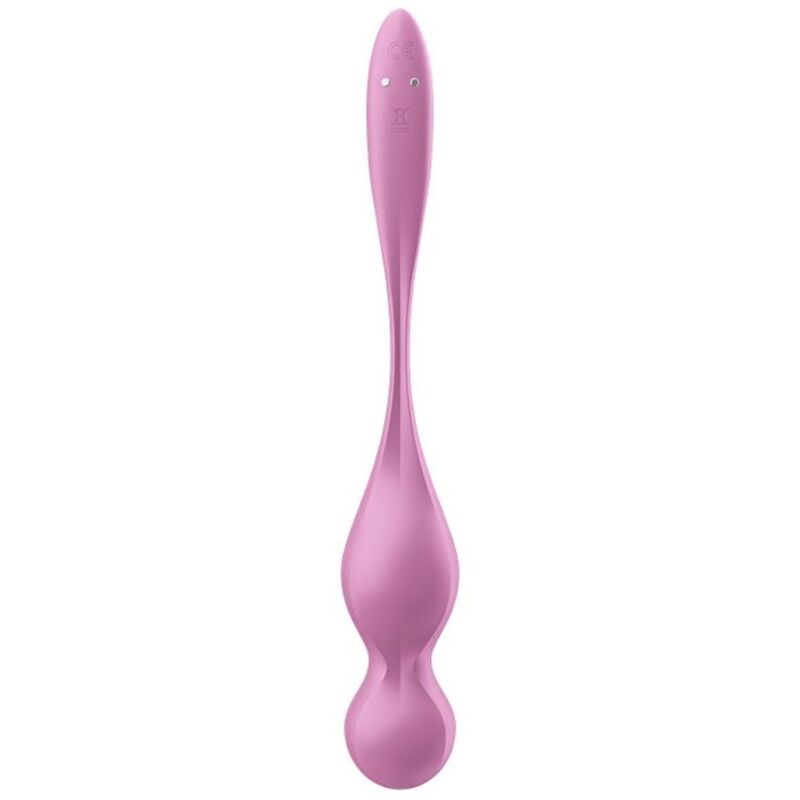 SATISFYER - LOVE BIRDS VIBRATING KEGEL BALLS PINK - Imagem de 2