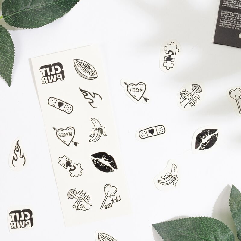SECRET PLAY - SET OF 10 CANDY COLLECTION TEMPORARY TATTOOS - Imagem de 3
