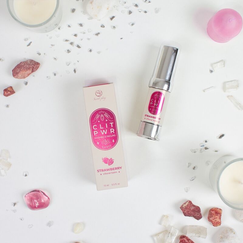 SECRET PLAY - CLIT PWR STRAWBERRY CLITORIS BALM - Imagem de 4