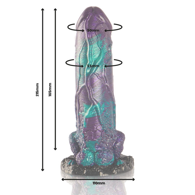 EPIC - BASILISK DILDO DOUBLE SCALY PLEASURE BIG SIZE - Imagem de 2