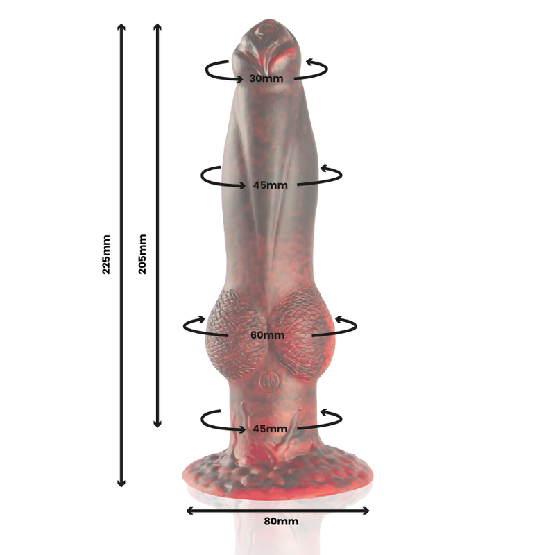 EPIC - PROMETHEUS TITAN FLAME RECHARGEABLE REMOTE CONTROL DILDO - Imagem de 2