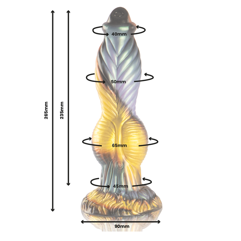 EPIC - PHOENIX DILDO THE RESURGENCE OF PLEASURE RECHARGEABLE REMOTE CONTROL - Imagem de 2