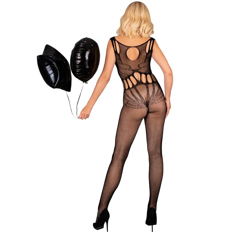 LIVCO CORSETTI FASHION - AMAHIL BODYSTOCKING CROTCHLESS BLACK ONE SIZE - Imagem de 2