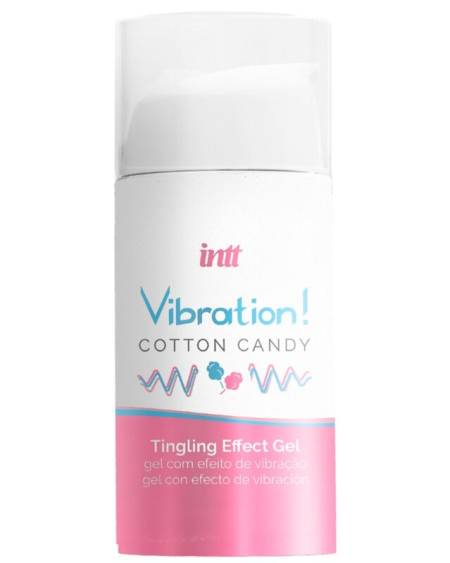 INTT - POWERFUL INTIMATE STIMULANT COTTON CANDY LIQUID VIBRATOR GEL 15 ML