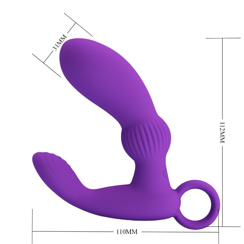 PRETTY LOVE - CAYLA ANAL VIBRATOR MASSAGER LILA - Imagem de 5