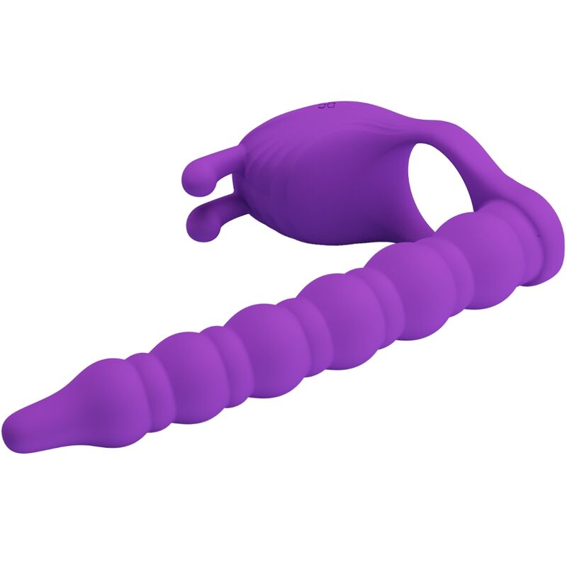 PRETTY LOVE - BLACKNEY PENIS RING WITH LILA VIBRATOR PLUG - Imagem de 4