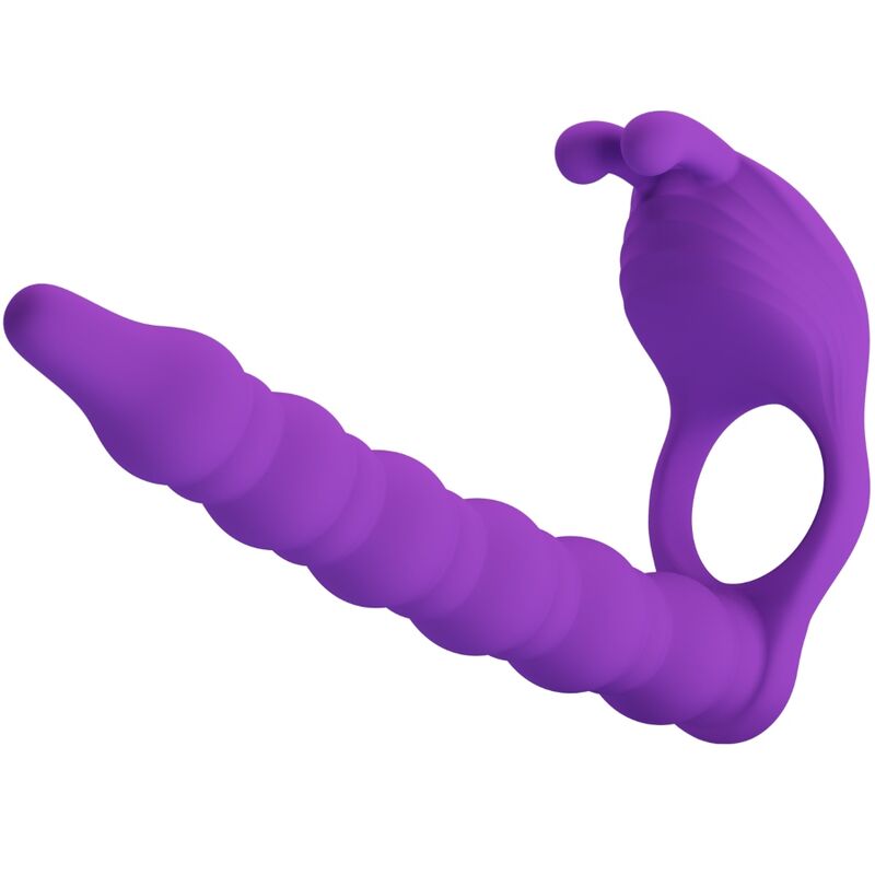 PRETTY LOVE - BLACKNEY PENIS RING WITH LILA VIBRATOR PLUG - Imagem de 2