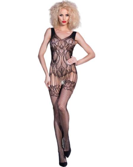 CHILIROSE - CR 4232 BODYSTOCK PRETO S/M