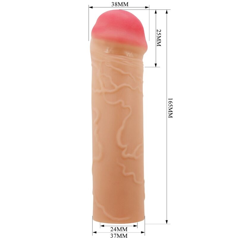 PRETTY LOVE - NILE PENIS EXTENDER COVER FLESH - Imagem de 4