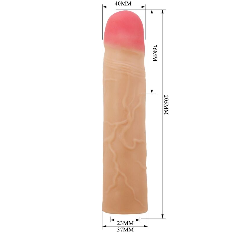 PRETTY LOVE - KYLIAN PENIS EXTENDER COVER FLESH - Imagem de 4
