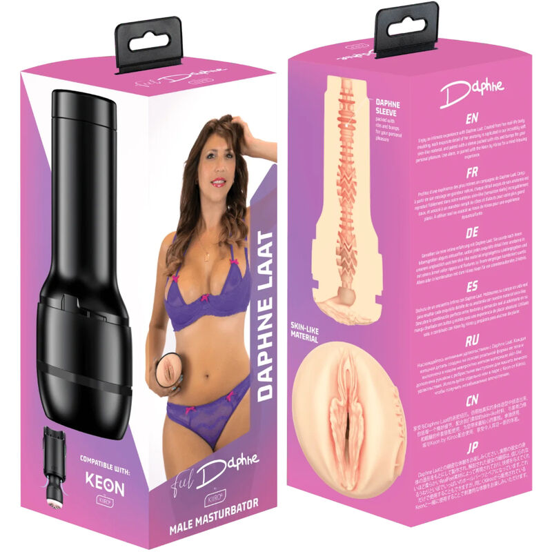 KIIROO - FEEL DAPHNE LAAT STARS COLLECTION STROKERS POWERBLOW COMPATIBLE - Imagem de 5