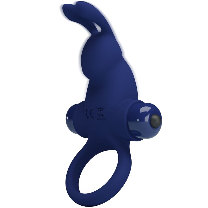 PRETTY LOVE - JIRO RABBIT RING WITH VIBRATION BLUE - Imagem de 5