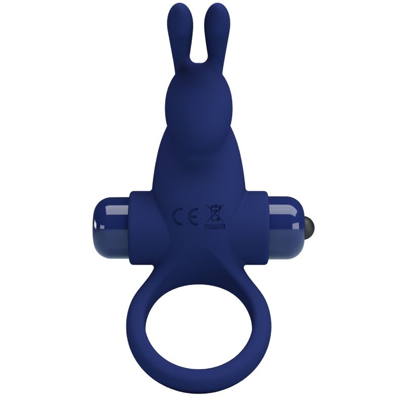 PRETTY LOVE - JIRO RABBIT RING WITH VIBRATION BLUE - Imagem de 2