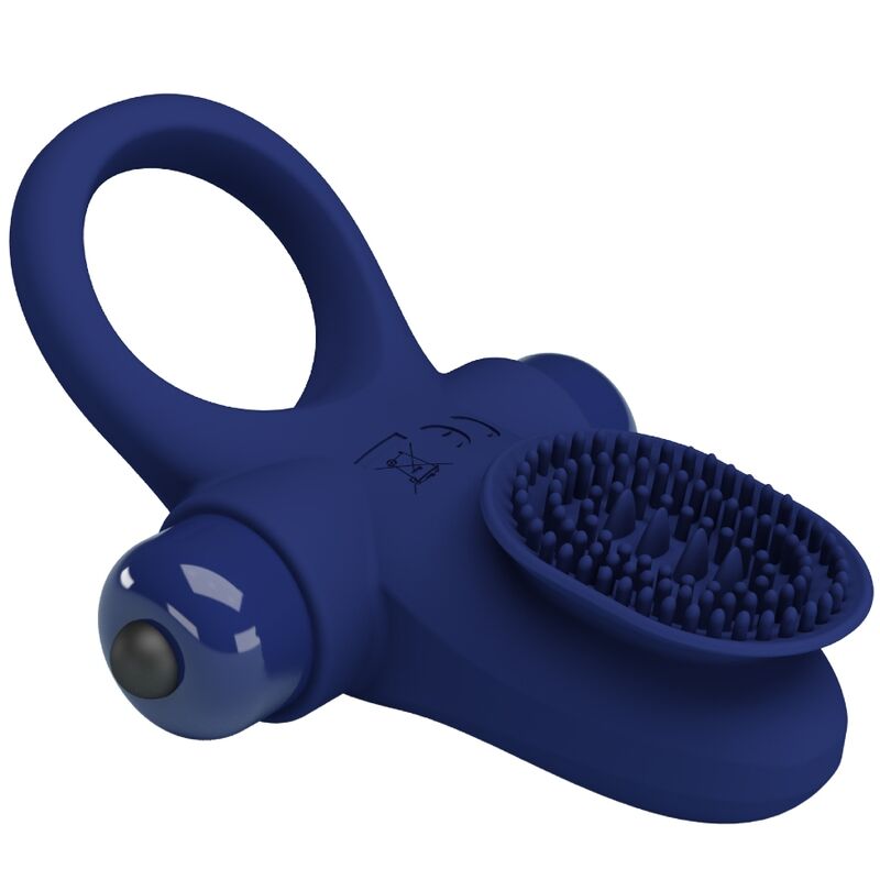 PRETTY LOVE - PALLE RING WITH VIBRATION BLUE - Imagem de 4