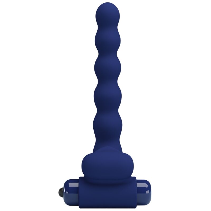 PRETTY LOVE - AJMAL VIBRATING RING WITH PLUG BLUE - Imagem de 4