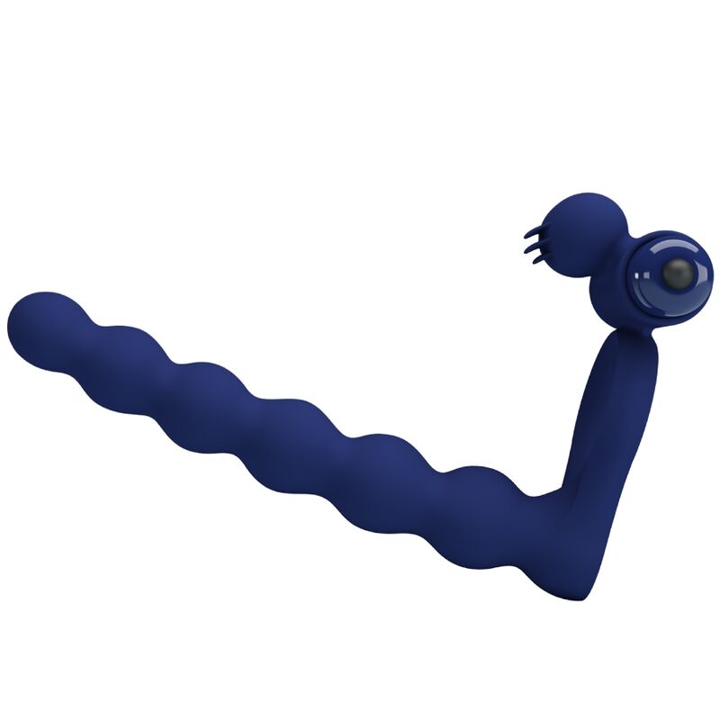 PRETTY LOVE - AJMAL VIBRATING RING WITH PLUG BLUE - Imagem de 2