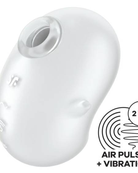 SATISFYER - CUTIE GHOST LAY-ON VIBRATOR WHITE