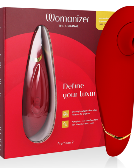 WOMANIZER - PREMIUM 2 CLITORAL STIMULATOR BORDEAUX
