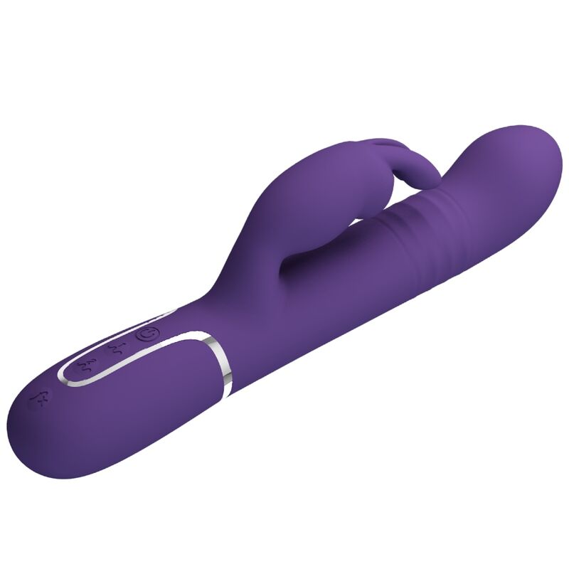 PRETTY LOVE - COALE RABBIT VIBRATOR 4 IN 1 PURPLE - Imagem de 4