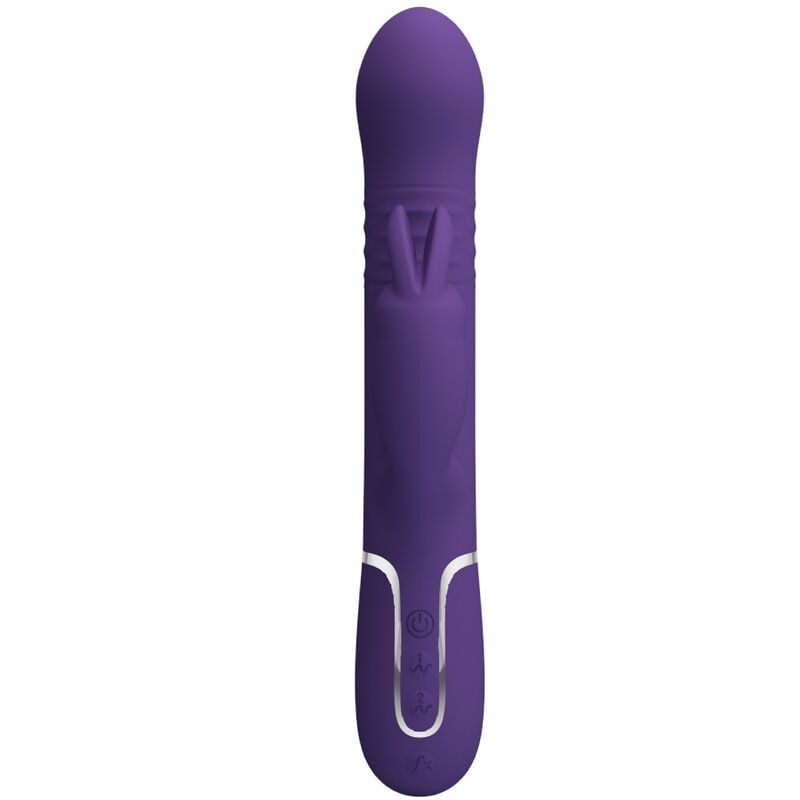 PRETTY LOVE - COALE RABBIT VIBRATOR 4 IN 1 PURPLE - Imagem de 3