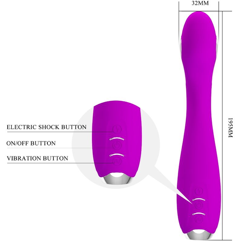 PRETTY LOVE - HECTOR ELECTROSHOCK VIBRATOR FREE APP VIOLET - Imagem de 5