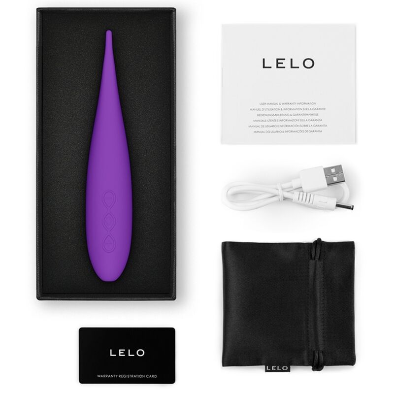 LELO - DOT TRAVEL CLITORIS STIMULATOR PURPLE - Imagem de 4