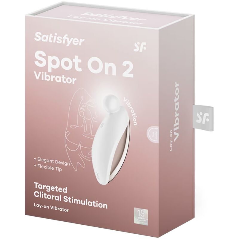 SATISFYER - SPOT ON 2 LAY-ON VIBRATOR WHITE - Imagem de 5