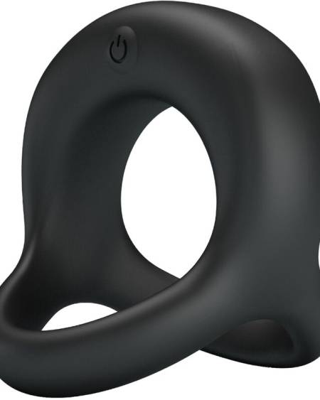 PRETTY LOVE - ELLIOTT  BLACK VIBRATOR RING