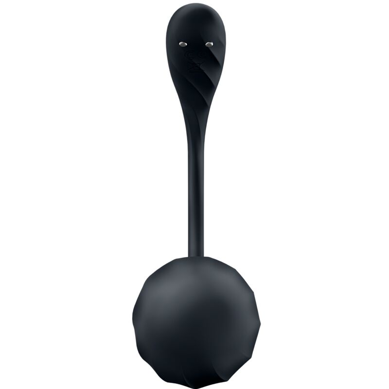 SATISFYER - RIBBED PETAL G POINT STIMULATOR REMOTE CONTROL BLACK FREE APP - Imagem de 5