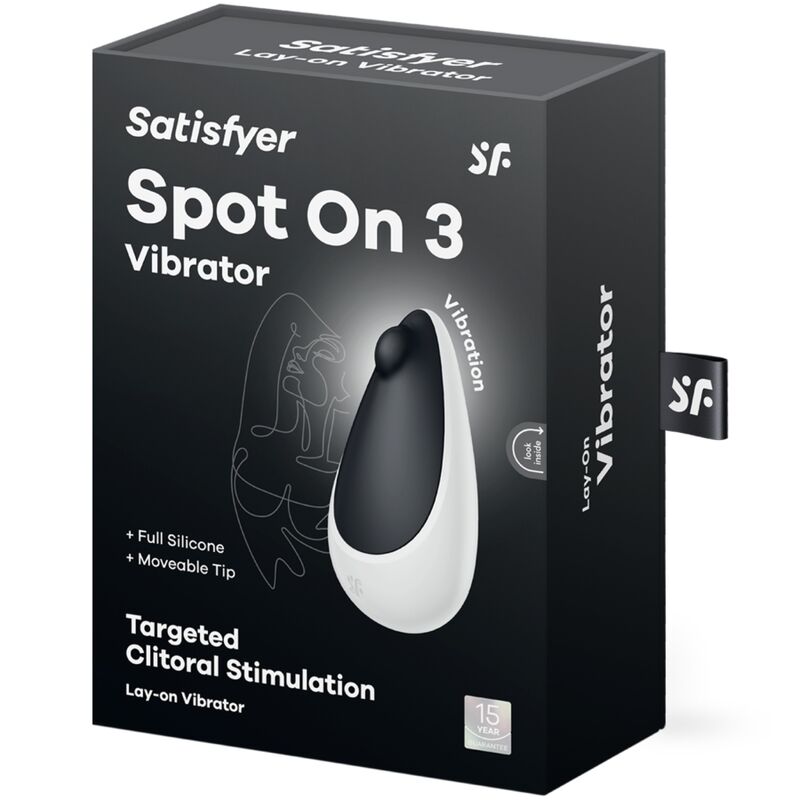 SATISFYER - SPOT ON 3 CLITORIS STIMULATOR BLACK - Imagem de 5