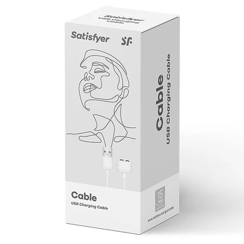 SATISFYER - CHARGUER CABLE WHITE - Imagem de 2