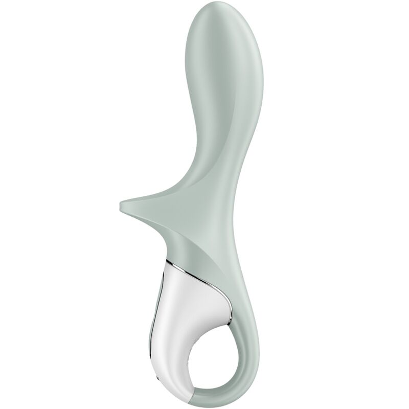 SATISFYER - AIR PUMP BOOTY 3 INFLATABLE ANAL VIBRATOR GREYGREEN - Imagem de 3
