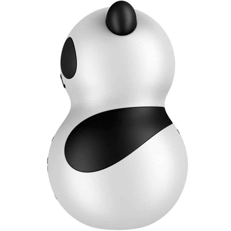 SATISFYER - POCKET PANDA STIMULATOR VIBRATOR BLACK AND WHITE - Imagem de 4