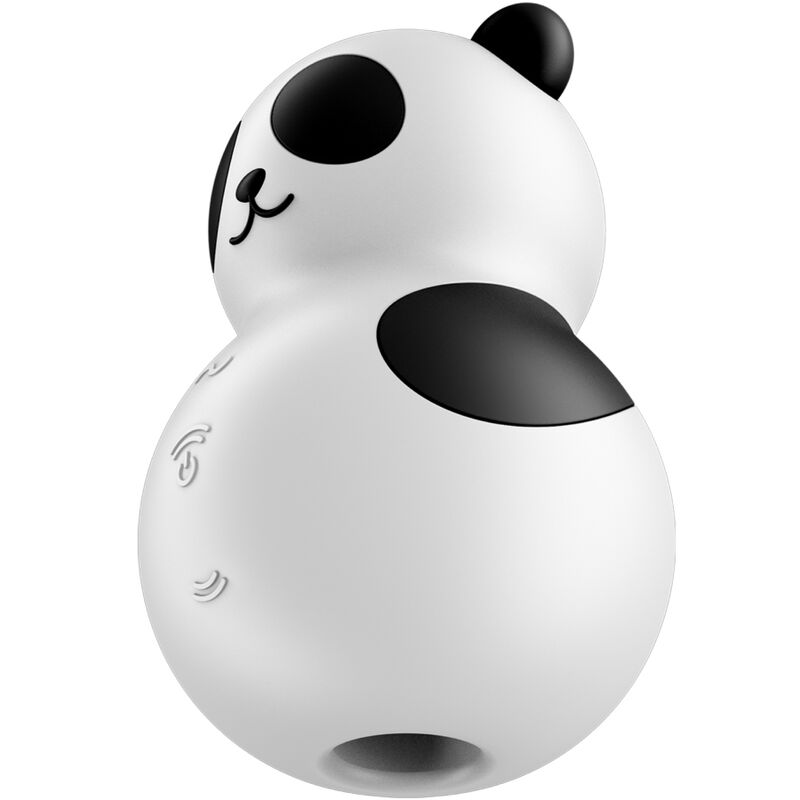 SATISFYER - POCKET PANDA STIMULATOR VIBRATOR BLACK AND WHITE - Imagem de 5