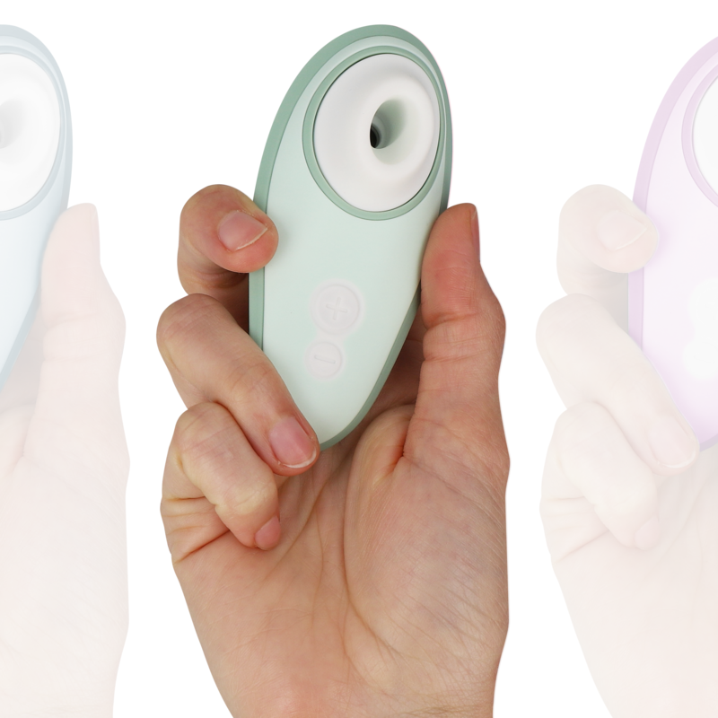 WOMANIZER - LIBERTY 2 ESTIMULADOR SUCCIONADOR CLITORIS VERDE CLARO - Imagem de 4