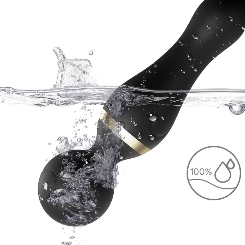ARMONY - FREEZA MASSAGER VIBRATOR SUPER FLEXIBLE HEAD BLACK - Imagem de 4