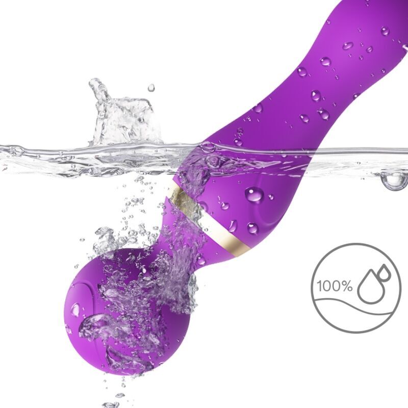 ARMONY - FREEZA MASSAGER VIBRATOR SUPER FLEXIBLE HEAD PURPLE - Imagem de 4